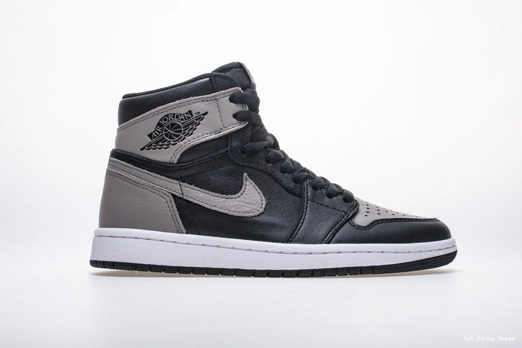 OG 555088-013 Shadow High Black Retro 1 Gray  Jordan Air 1001